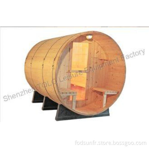 Home sauna cabins , Weather resistant and cradles barrel st